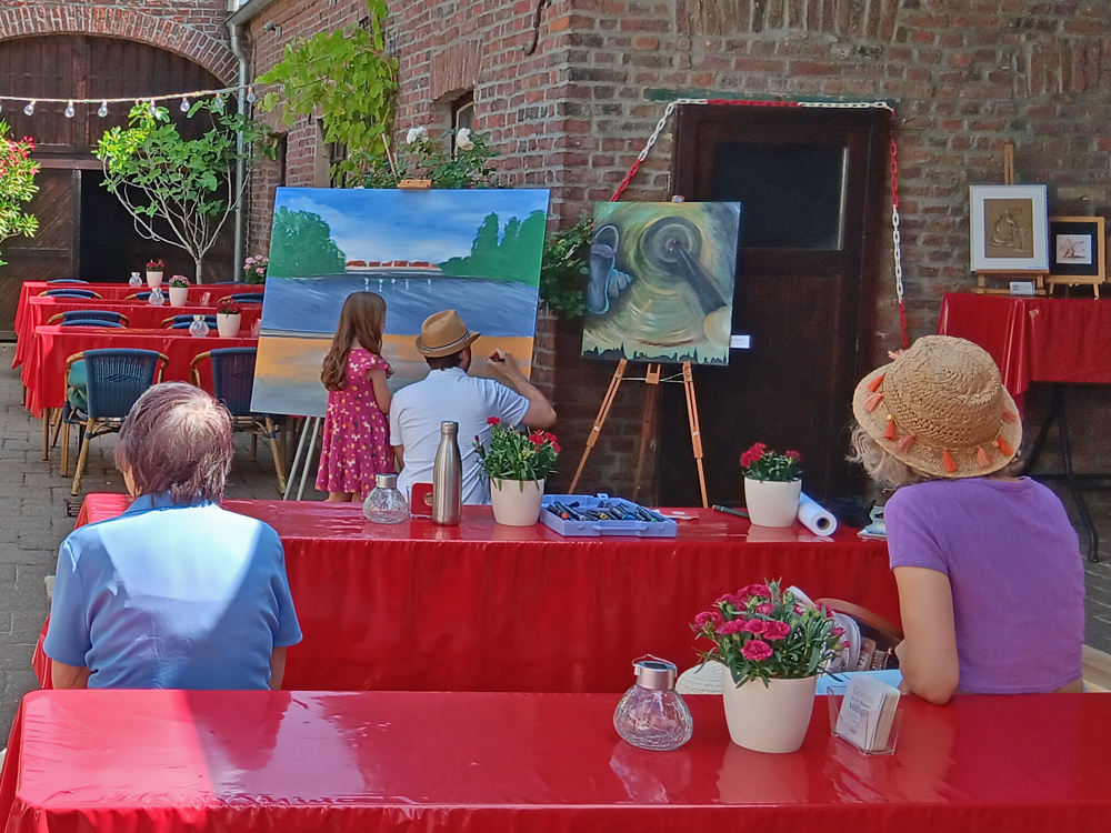 "Kunst im Kern" 2025 (© A.Richter) - malen