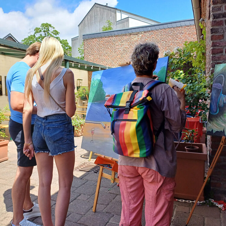 "Kunst im Kern" 2025 (© K. Schüffler-Rohde) - malen